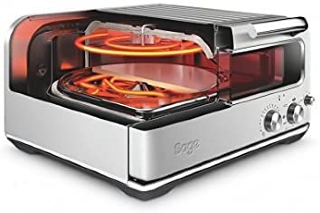 Mini four à pizza Sage The Smart Oven Pizzaiolo interieur