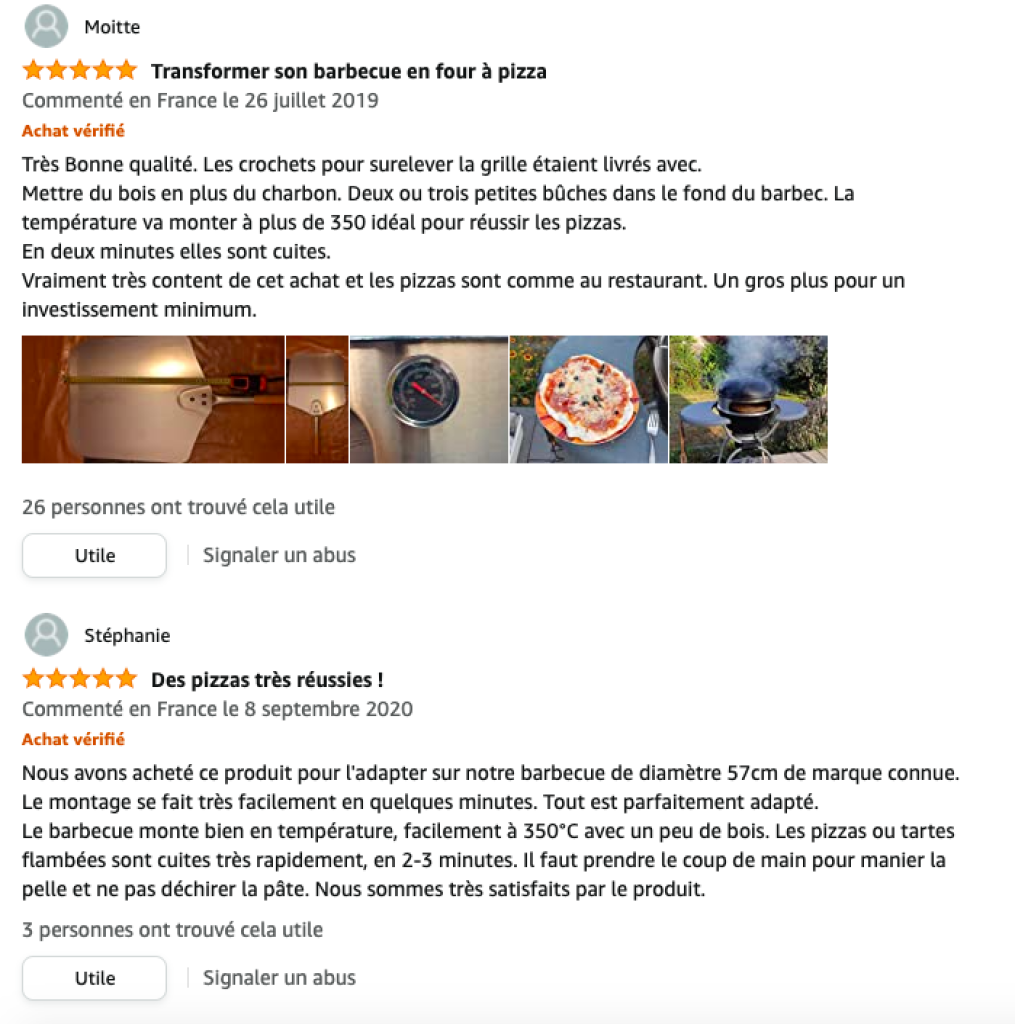 four à pizza pour barbecue BBQ-Toro avis client